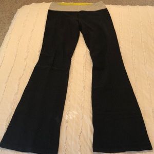Lululemon reversible black yoga pants. Sz 10tall